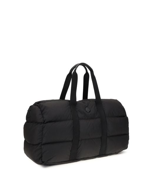 Moncler Black Caradoc Duffle Weekend Bag for men