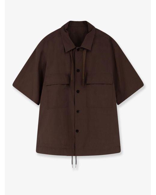 Men's Brown Shirts Cotone