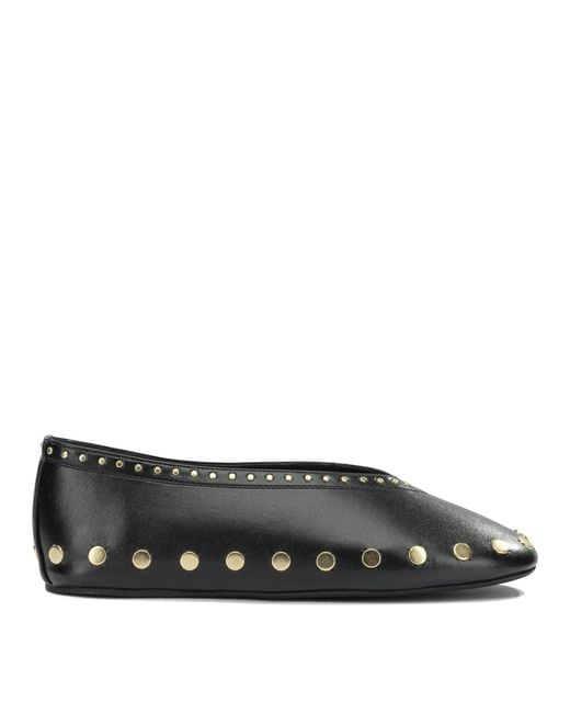 Ganni Black "Jenny" Classic Ballet Flats