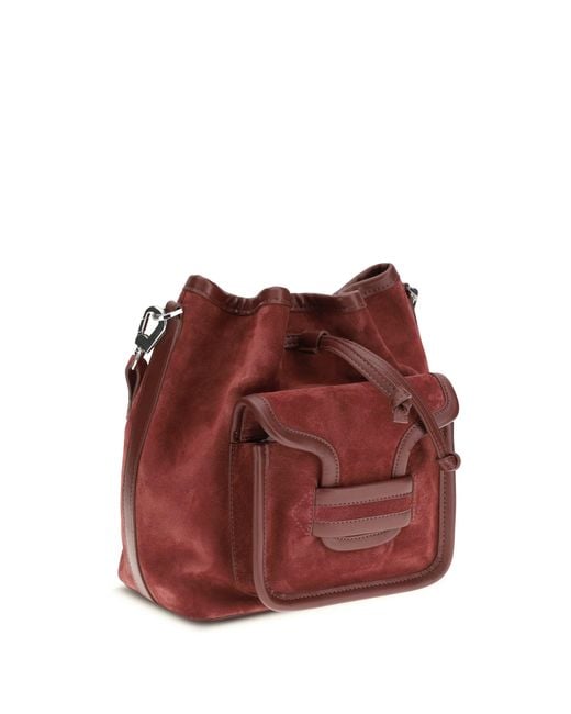 Pierre Hardy Red Alpha Bucket Bag
