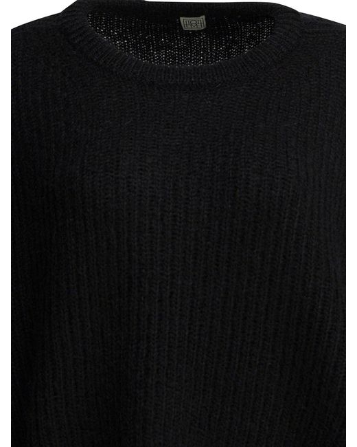 Totême  Black Mohair Wool Knitwear