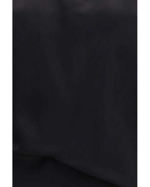 Max Mara Black Long Dolmen Dress