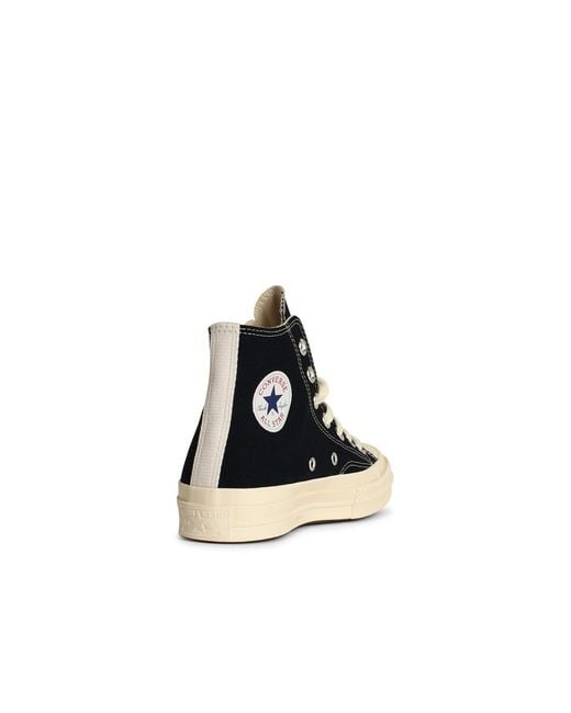 COMME DES GARÇONS PLAY White Heart' Canvas Sneakers for men