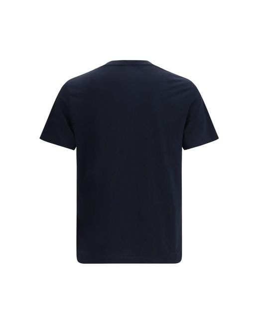 Fred Perry Blue T-Shirt Fine-Striped for men