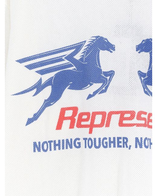 Represent White T-Shirt Pegasus Cotton for men