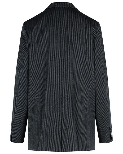 Isabel Marant Black 'Omelia' Virgin Wool Blend Blazer