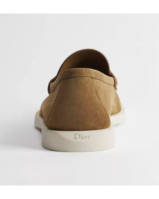 Dior White Grandville Loafers for men