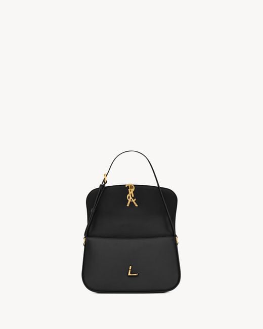 Saint Laurent Black "Solferino" Small Shoulder Bag