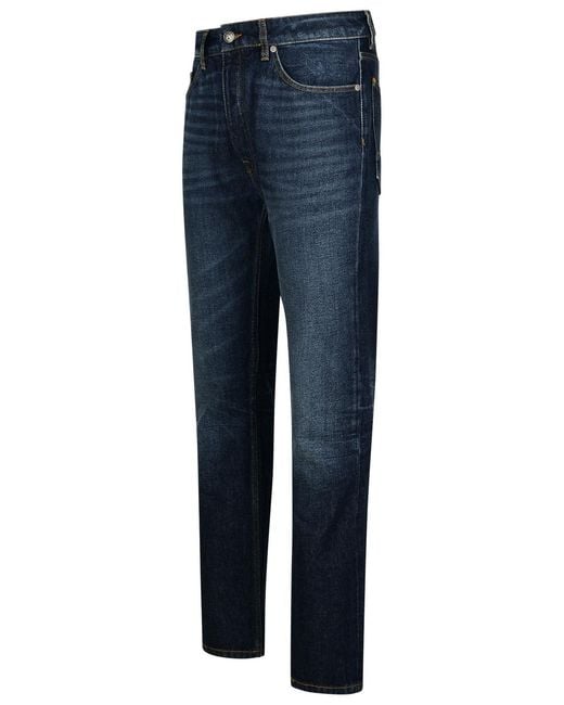 Palm Angels Blue Denim Jeans for men