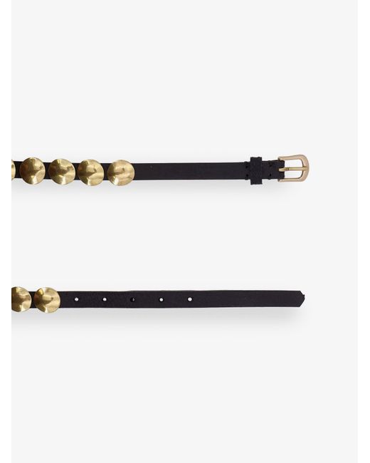 Golden Goose Deluxe Brand White Trinidad Leather Belt
