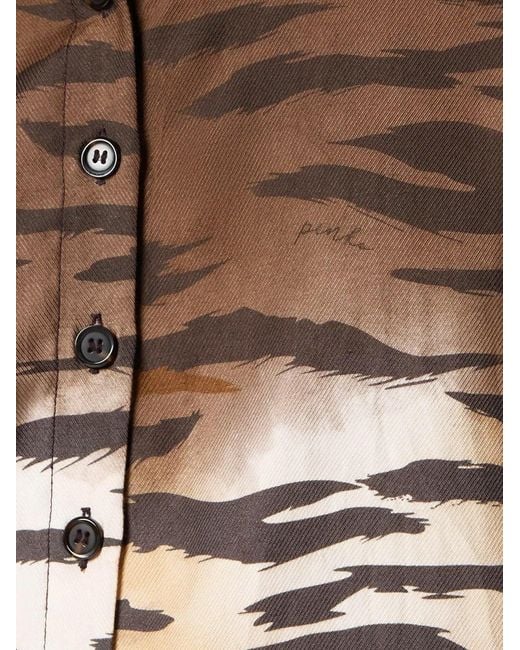 Pinko Brown Shirt Cordelia