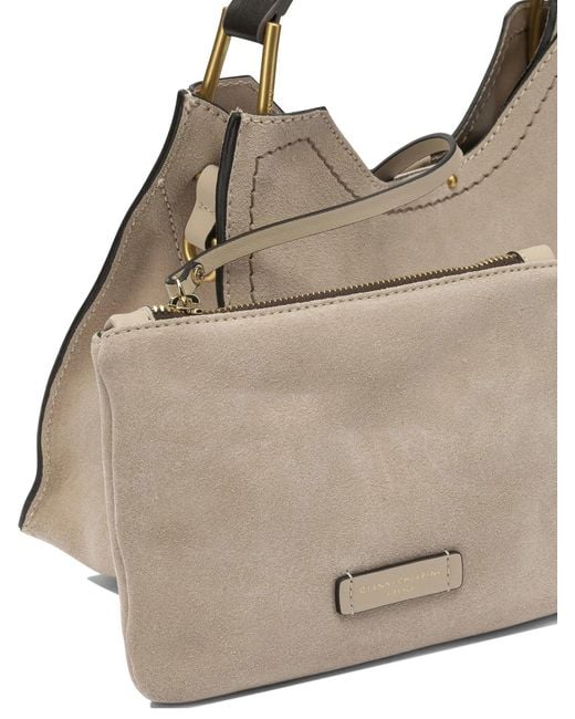 Gianni Chiarini Natural "Aurora" Large Shoulder Bag