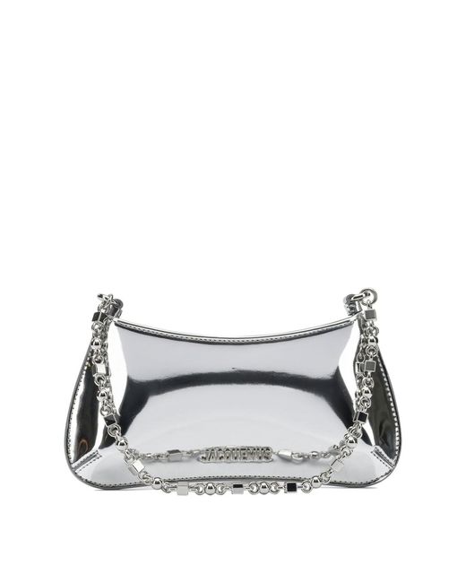 Women's Grey "le Petit Bisou Chaine" Small Shoulder Bag