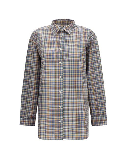 Totême Gray Cotton Shirt