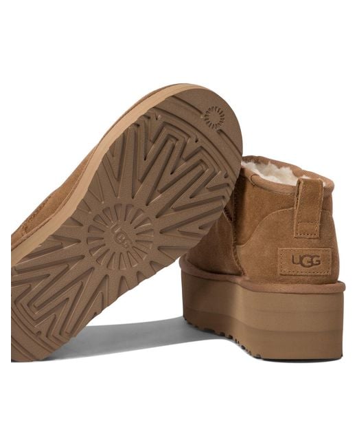 Ugg Brown Flat Shoes