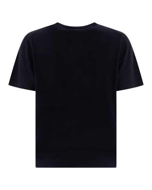 Vince Black Short-Sleeved Sweater for men