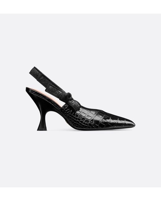 Dior Black Leather Decollete
