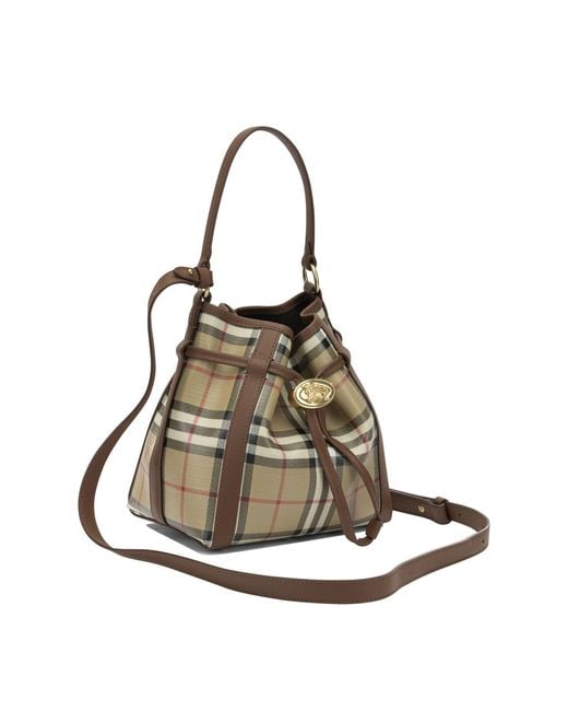 Burberry Natural Check Mini Handbag