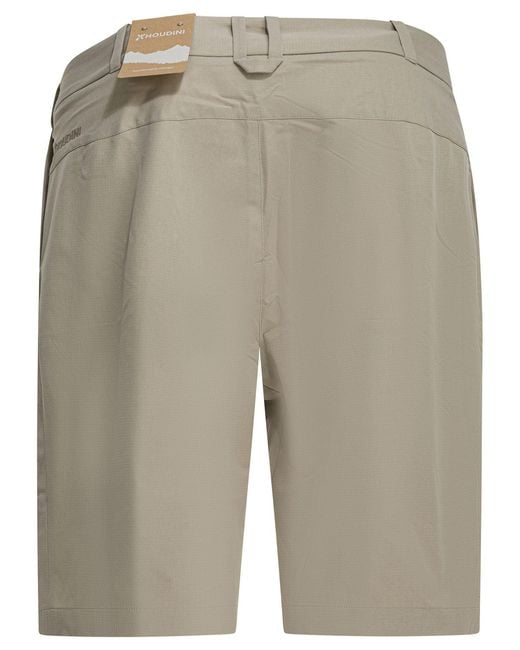 Houdini Sportswear Gray "M's Go Shorts" Technical Shor for men