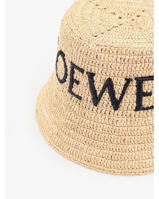Loewe Natural Paula's Ibiza - Rafia Bucket Hat