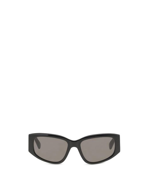 Balenciaga Gray Rectangular Af Sunglasses