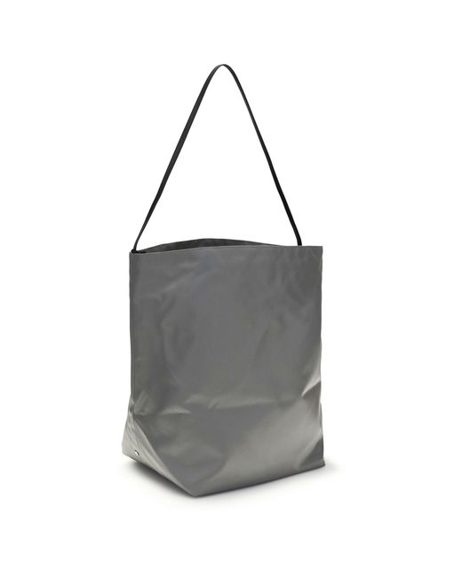 Valesque Gray Nylon Bucket Bag Slate