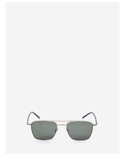 Saint Laurent White "Sl 866" Sunglasses for men