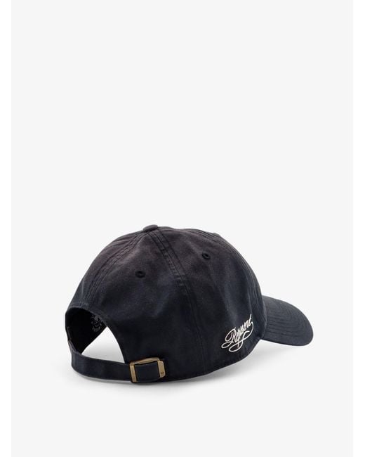 Represent Blue Cotton Cap With Embroidered Logo for men