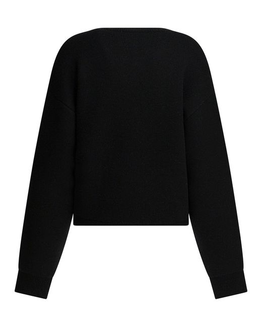Céline Black Crewneck Cashmere Knitwear