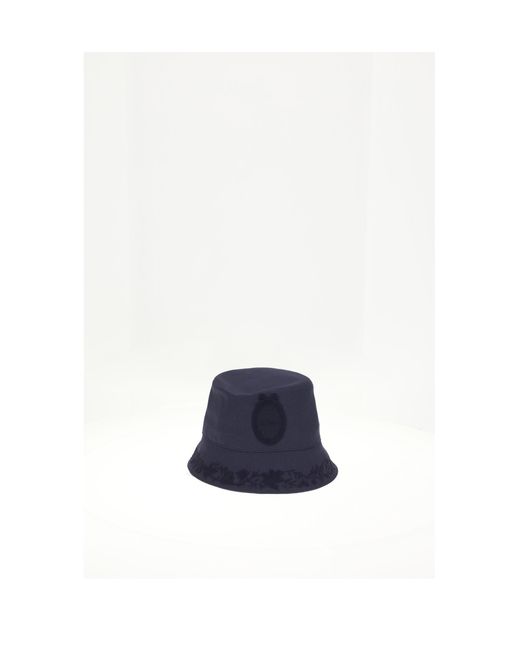 Women's White Hat Teddy D Medallion