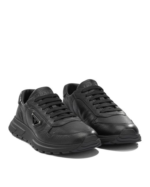 Prada Black Prax 2.0 Low-Top Sneakers for men