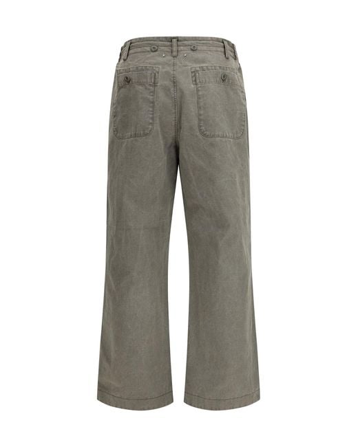 Golden Goose Deluxe Brand Gray Journey Wâ€S Ortensia Boyfriend Pants for men