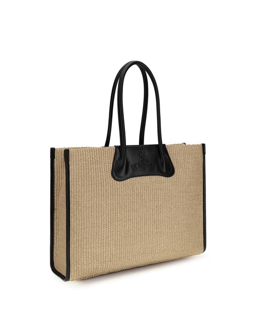Vivienne Westwood Natural Troy Tote Bag