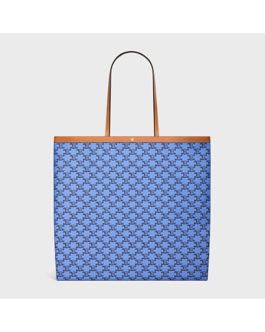Women's Blue Triomphe Tote Bag