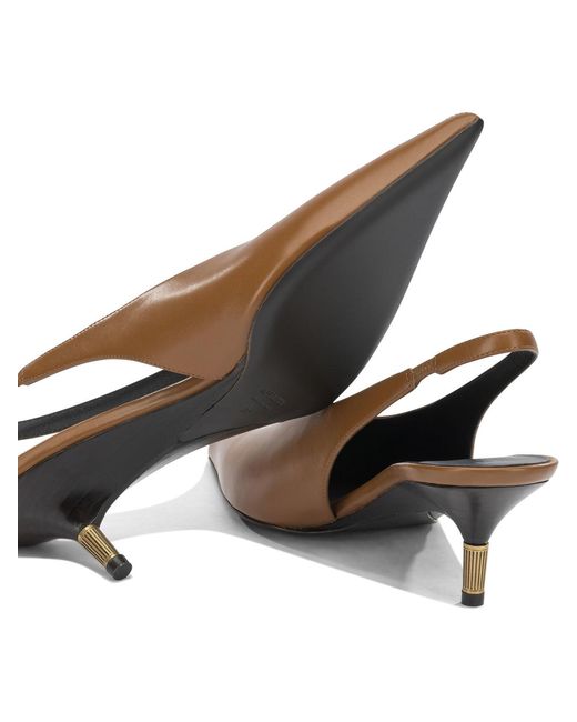 Khaite Brown "Bella 55Mm" Slingback