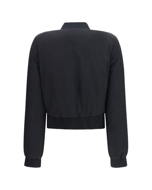 McQueen Blue Bomber Jacket