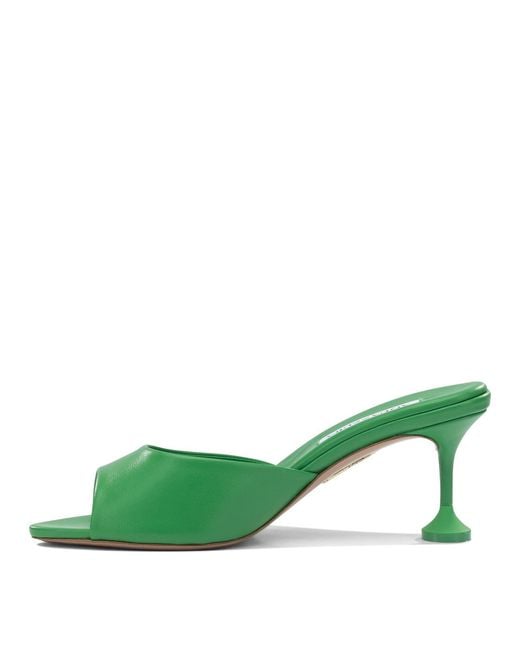 Aquazzura Bisous 65 Mm Heeled Shoes Green