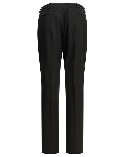 Balenciaga Black Wool Tailored Pants