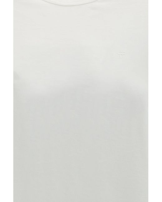Forte_forte White Forte_Forte Oversized Cotton Jersey T-Shirt