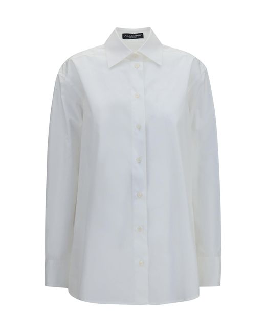 Dolce & Gabbana White Dolce & Gabbana Classic Cotton Shirt