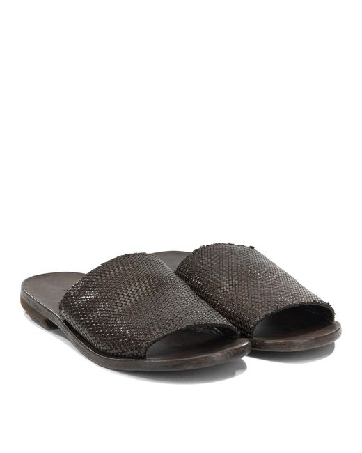 Moma Multicolor Calf Leather Rubber Sandals