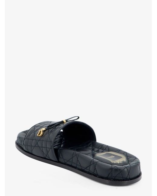 Dior Multicolor Dior Cannage Quilted Leather Sandals