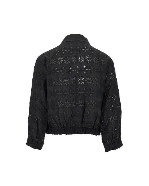 Cmmn Swdn Black 'Ares' Linen-Blend Blouson for men