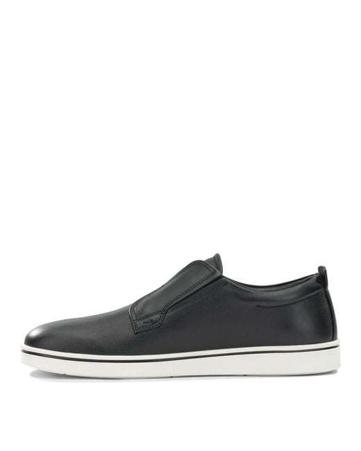 Ferragamo Black "Alfie" Slip-On for men