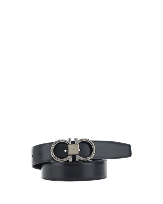 Ferragamo White Belts E Braces for men