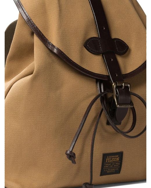 Filson Brown Drawstring Backpack Backpacks