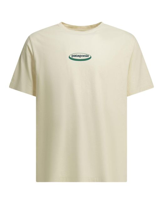 Patagonia Natural '95 Oval Logo" Crew-Neck T-Shirt for men