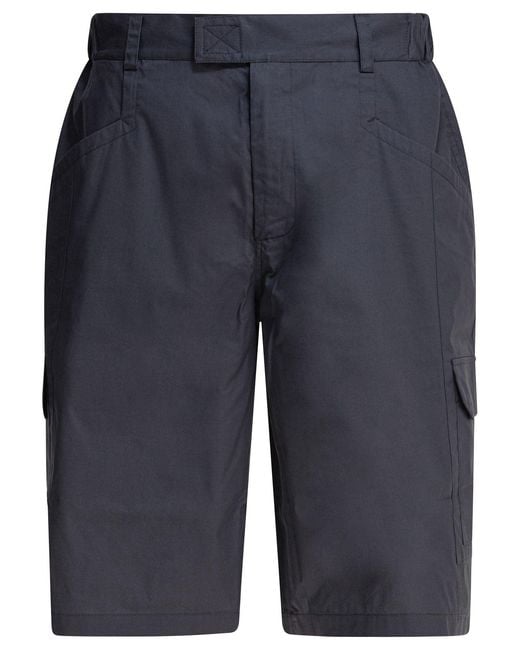 GR10K Blue Poplin Cargo Shorts for men