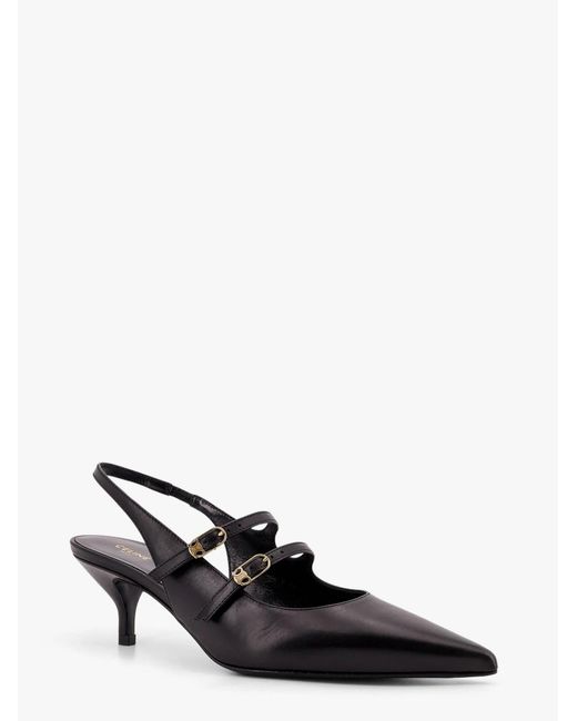 Céline White Jude Slingback Pumps
