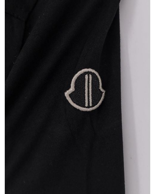 Moncler Blue Girder Cotton T-Shirt for men